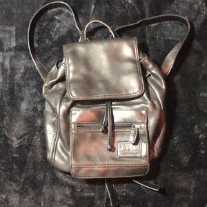 Relic Black Backpack Purse/Handbag